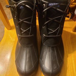 Sperry Black Syren Gulf Boots Womens Size 11 NWB